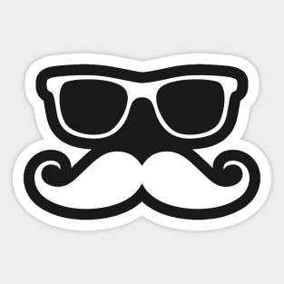 mustache Sticker